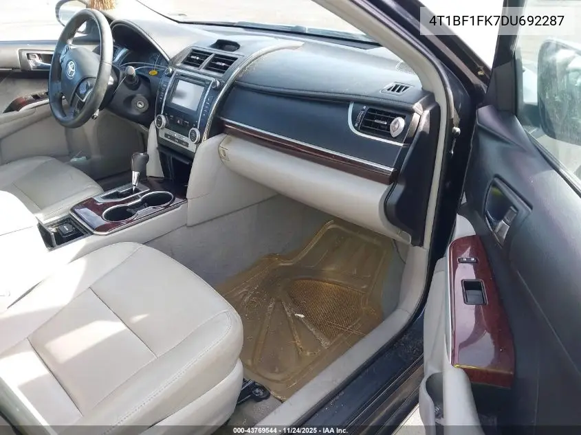 4T1BF1FK7DU692287 2013 Toyota Camry Xle