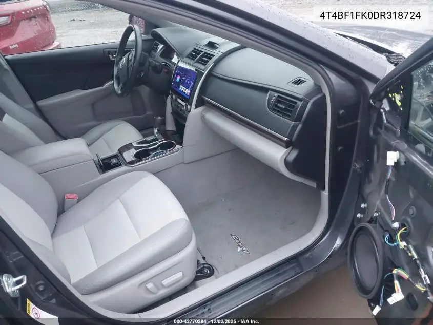 4T4BF1FK0DR318724 2013 Toyota Camry Xle