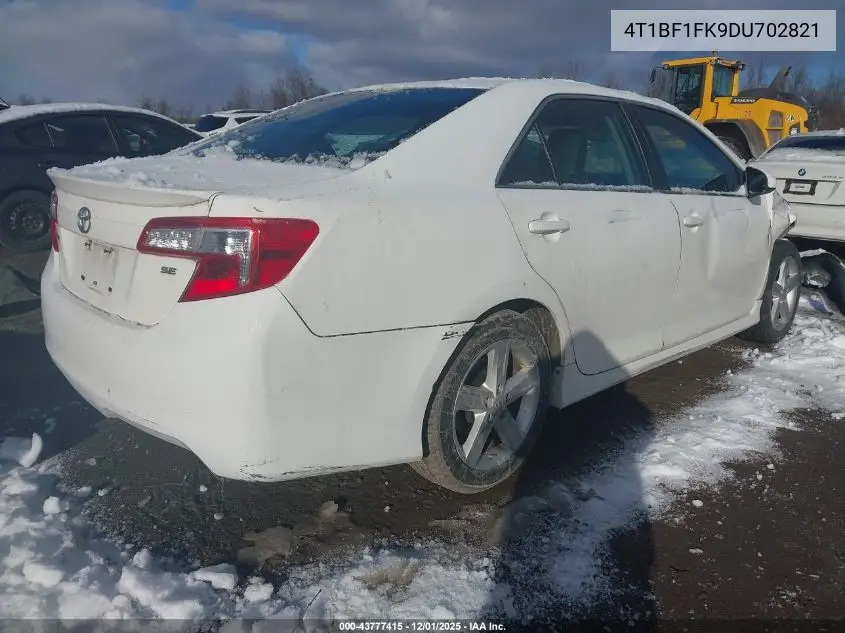 4T1BF1FK9DU702821 2013 Toyota Camry Se