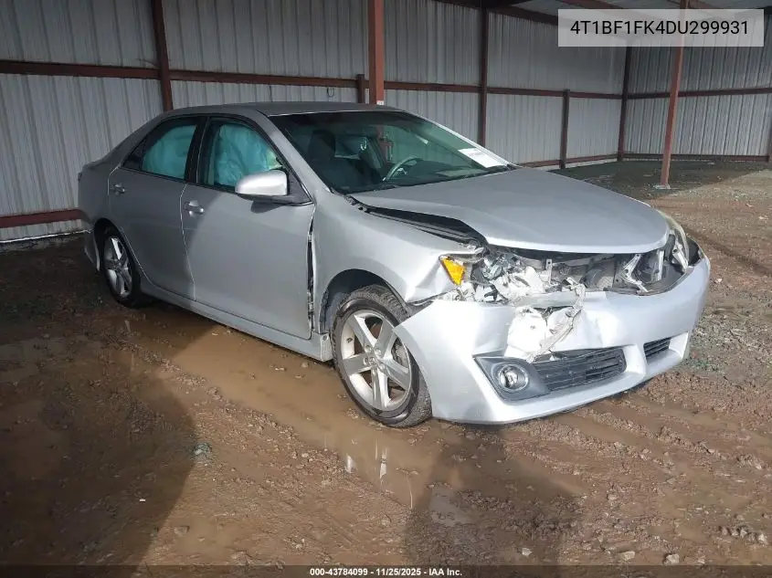 4T1BF1FK4DU299931 2013 Toyota Camry Se