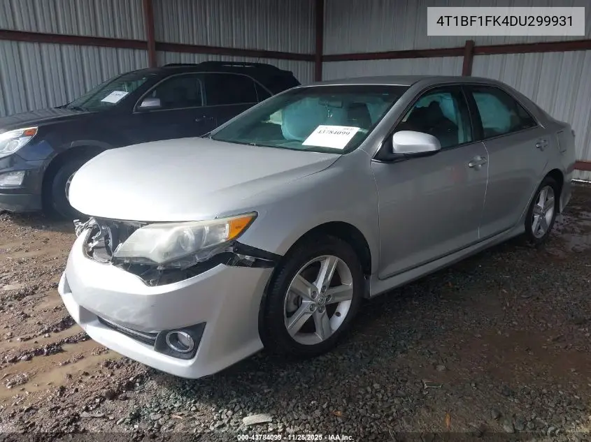 4T1BF1FK4DU299931 2013 Toyota Camry Se