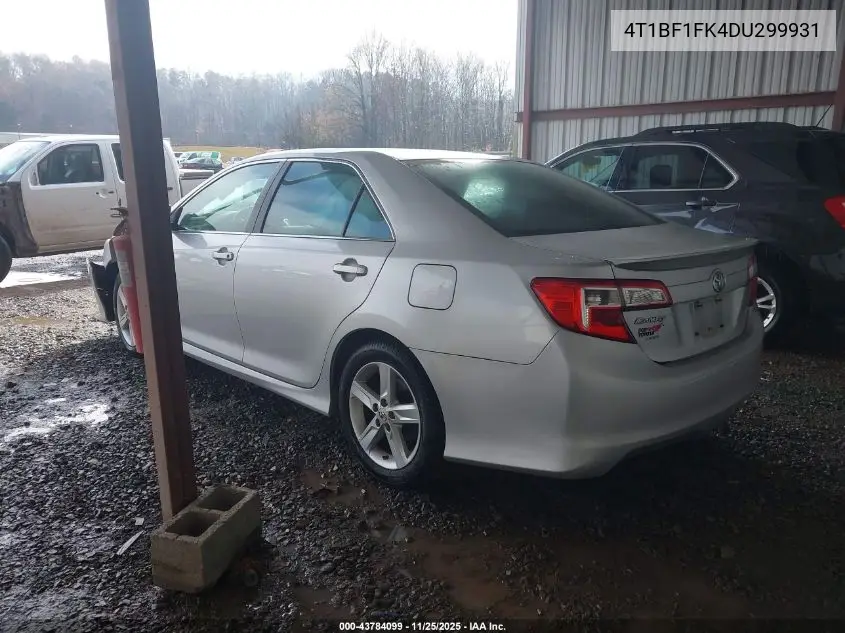 4T1BF1FK4DU299931 2013 Toyota Camry Se