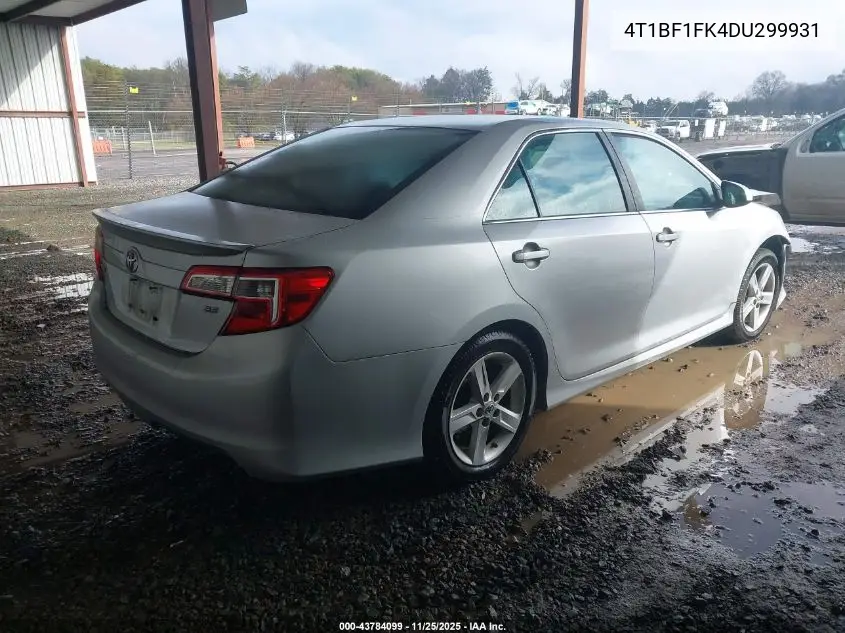 4T1BF1FK4DU299931 2013 Toyota Camry Se