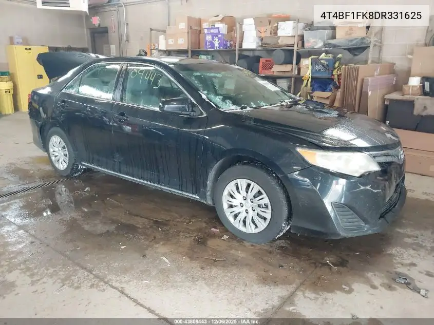 4T4BF1FK8DR331625 2013 Toyota Camry Le