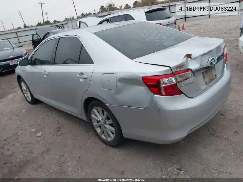 4T1BD1FK9DU083224 2013 Toyota Camry Hybrid Xle