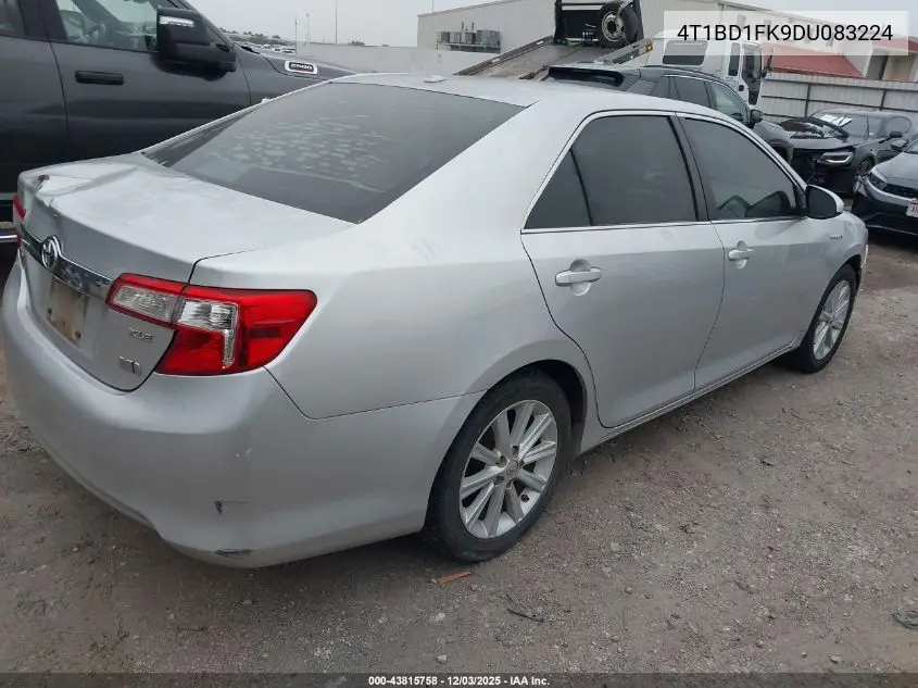 4T1BD1FK9DU083224 2013 Toyota Camry Hybrid Xle