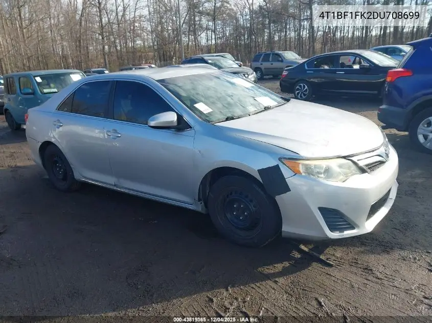 4T1BF1FK2DU708699 2013 Toyota Camry Le