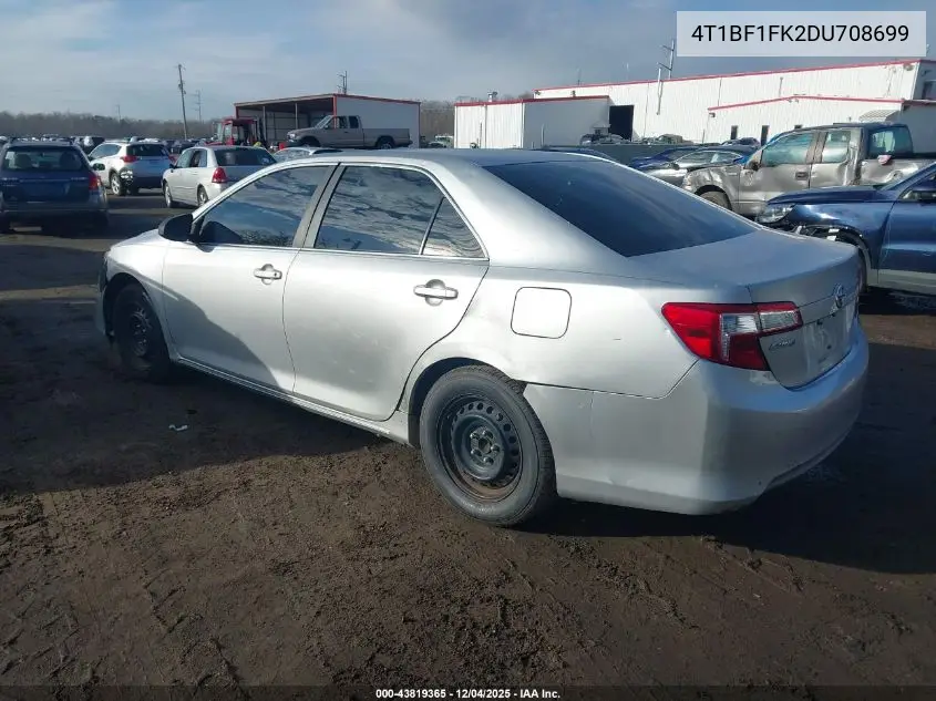 4T1BF1FK2DU708699 2013 Toyota Camry Le