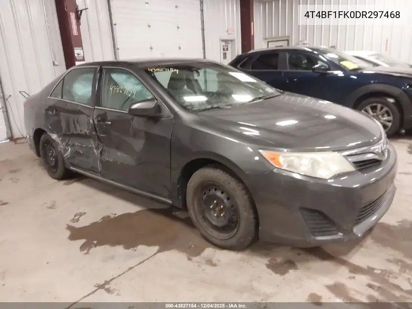 4T4BF1FK0DR297468 2013 Toyota Camry Le