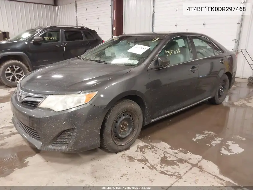 4T4BF1FK0DR297468 2013 Toyota Camry Le