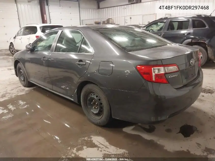 4T4BF1FK0DR297468 2013 Toyota Camry Le