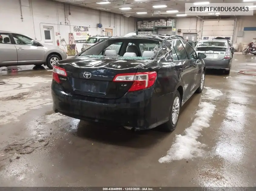 4T1BF1FK8DU650453 2013 Toyota Camry Le