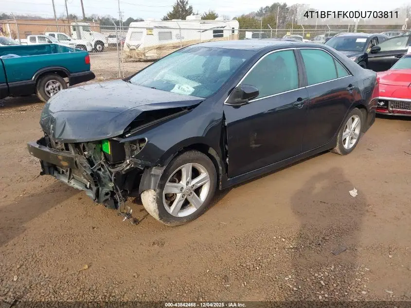 4T1BF1FK0DU703811 2013 Toyota Camry Se