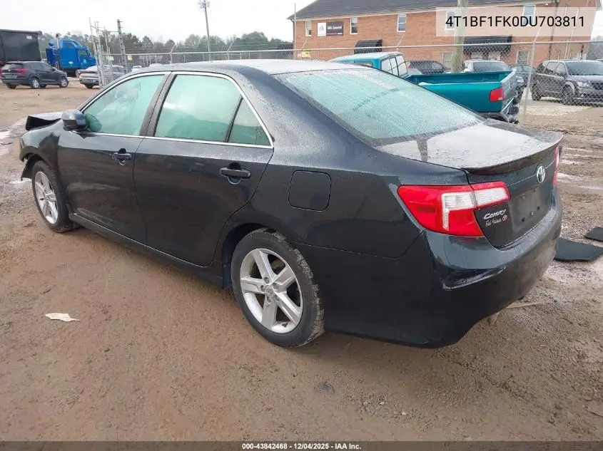 4T1BF1FK0DU703811 2013 Toyota Camry Se