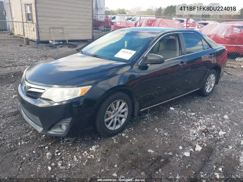 4T1BF1FK8DU224018 2013 Toyota Camry Le