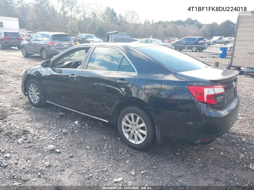 4T1BF1FK8DU224018 2013 Toyota Camry Le