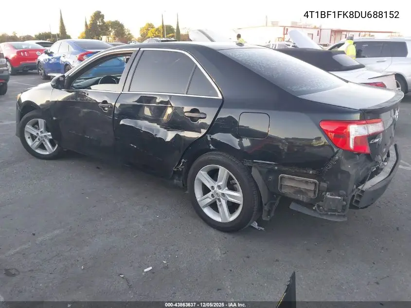 4T1BF1FK8DU688152 2013 Toyota Camry Se