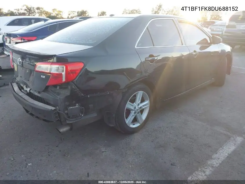 4T1BF1FK8DU688152 2013 Toyota Camry Se