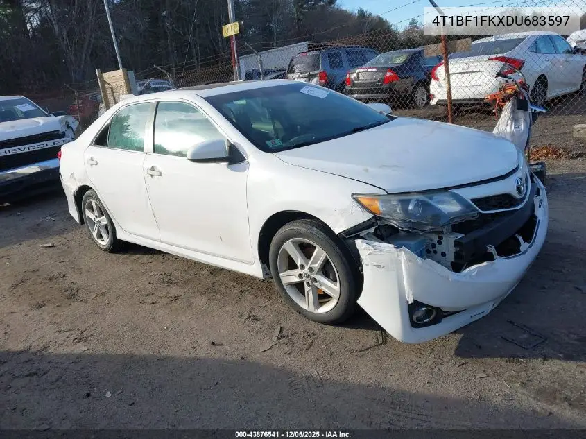 4T1BF1FKXDU683597 2013 Toyota Camry Se