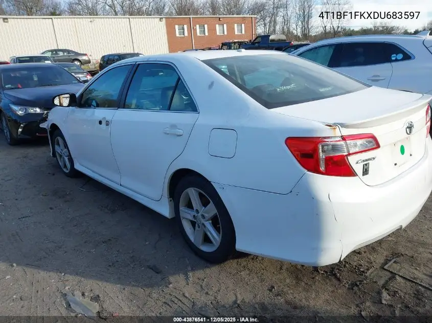 4T1BF1FKXDU683597 2013 Toyota Camry Se