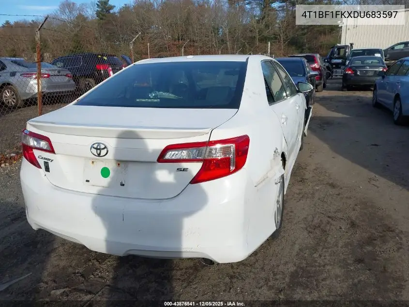 4T1BF1FKXDU683597 2013 Toyota Camry Se