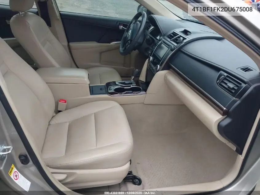 4T1BF1FK2DU675008 2013 Toyota Camry Xle
