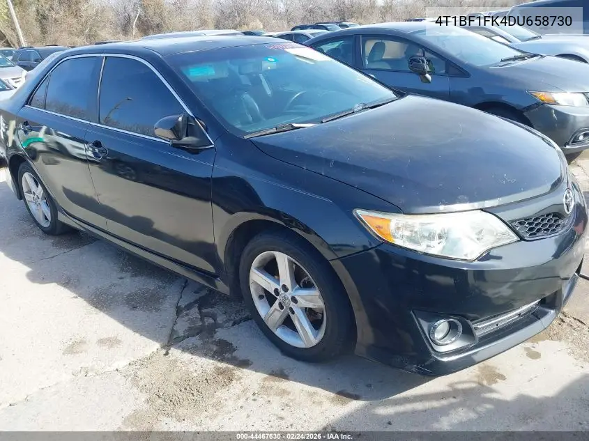 4T1BF1FK4DU658730 2013 Toyota Camry Se