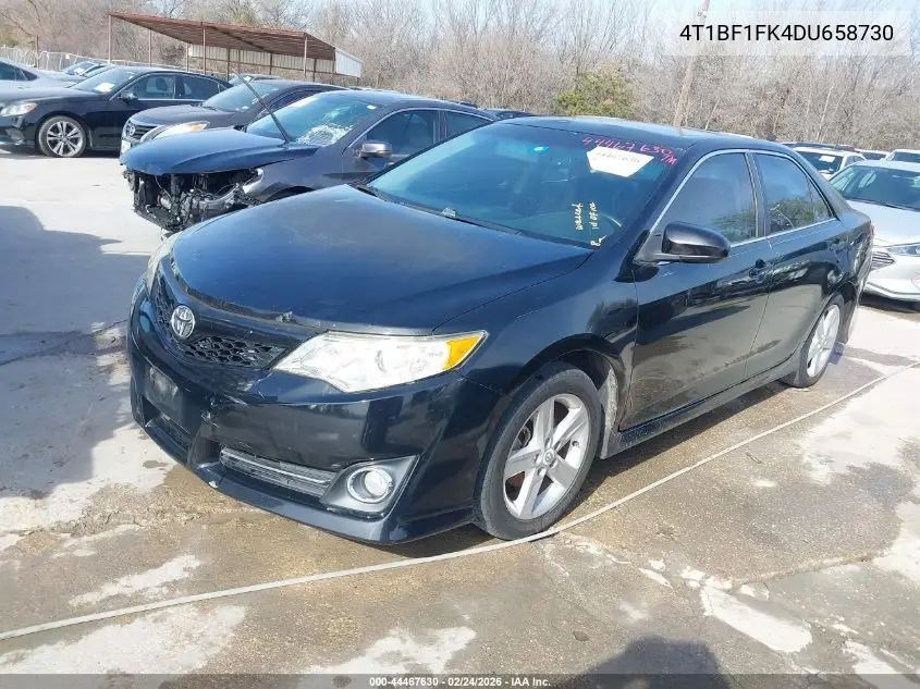4T1BF1FK4DU658730 2013 Toyota Camry Se