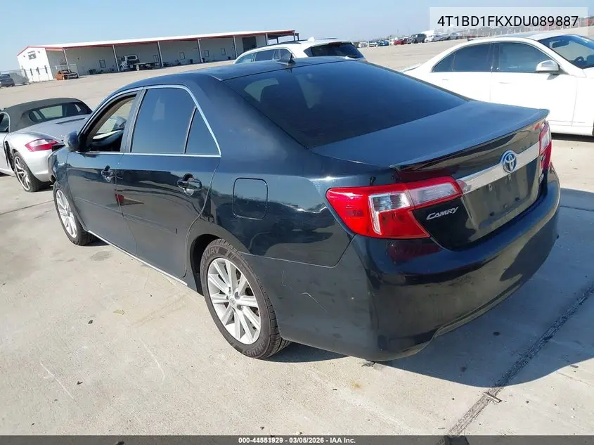 4T1BD1FKXDU089887 2013 Toyota Camry Hybrid Xle