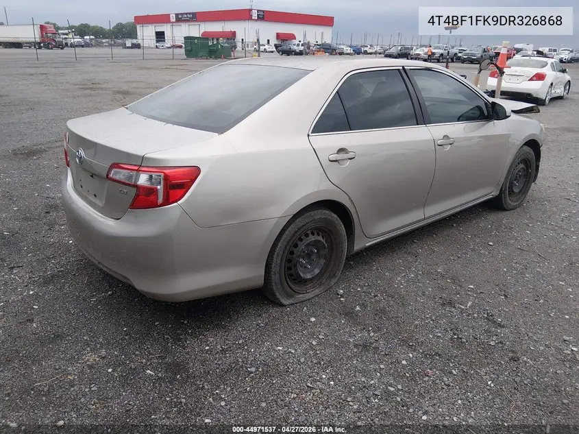 4T4BF1FK9DR326868 2013 Toyota Camry Le