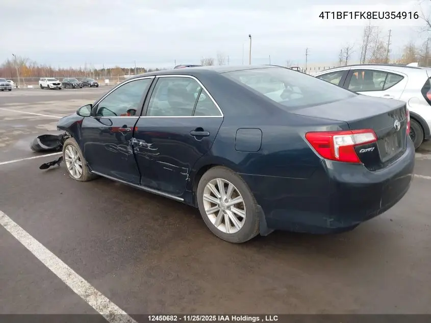 4T1BF1FK8EU354916 2014 Toyota Camry L/Se/Le/Xle