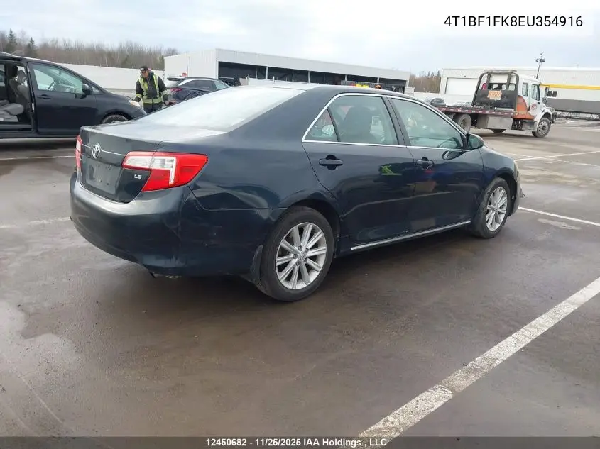 4T1BF1FK8EU354916 2014 Toyota Camry L/Se/Le/Xle