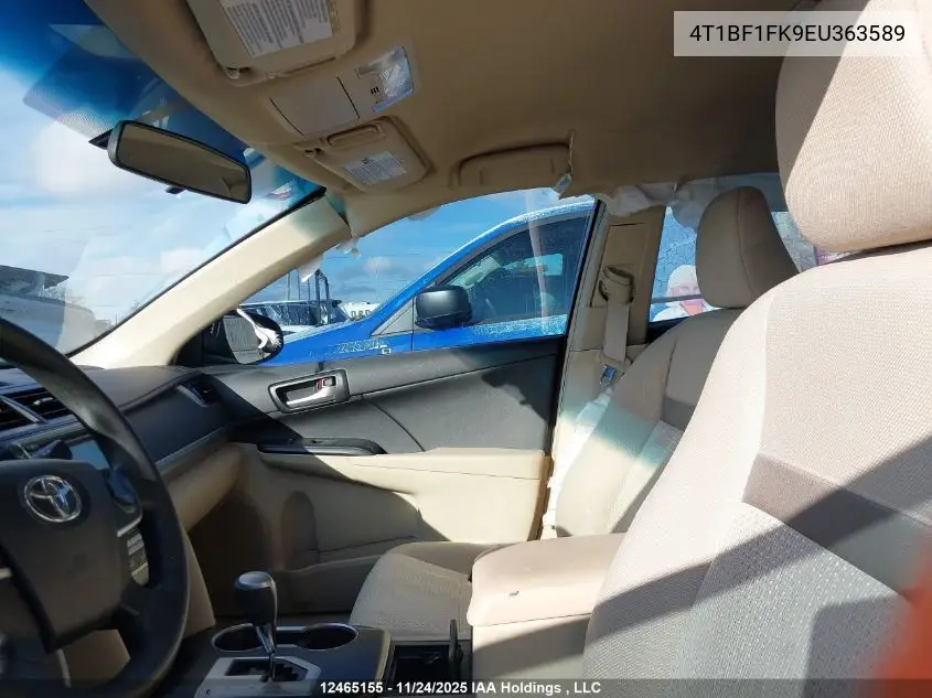 4T1BF1FK9EU363589 2014 Toyota Camry Le