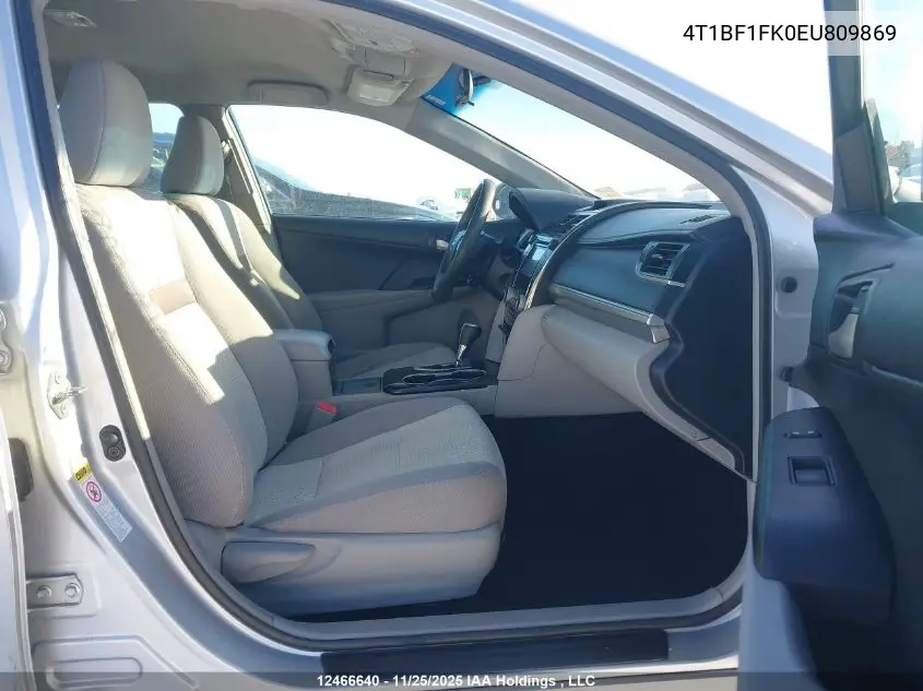 4T1BF1FK0EU809869 2014 Toyota Camry Le