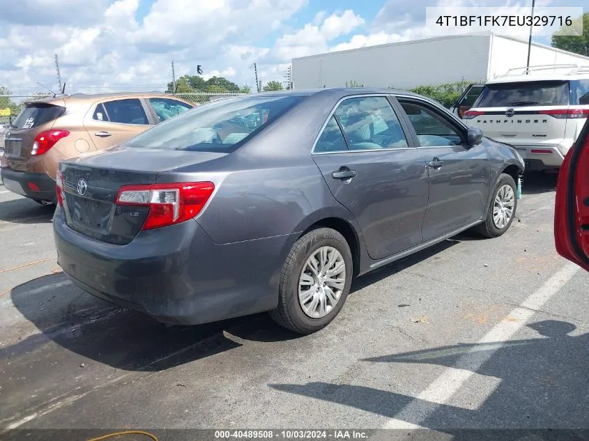 4T1BF1FK7EU329716 2014 Toyota Camry Le