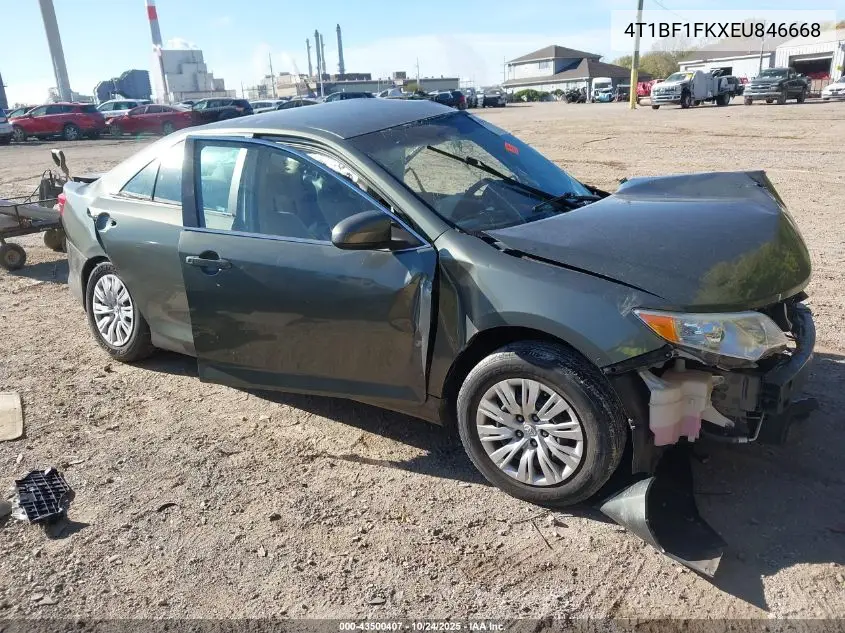 4T1BF1FKXEU846668 2014 Toyota Camry L