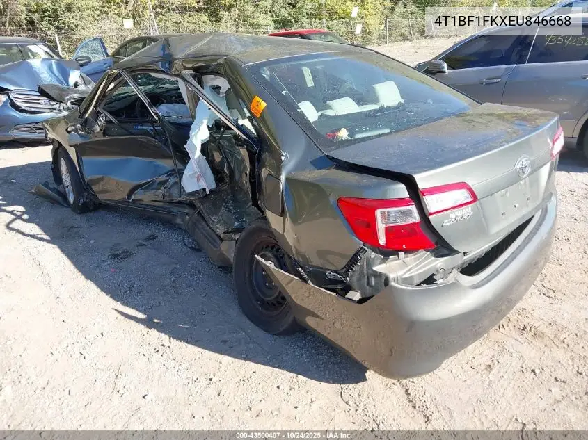 4T1BF1FKXEU846668 2014 Toyota Camry L