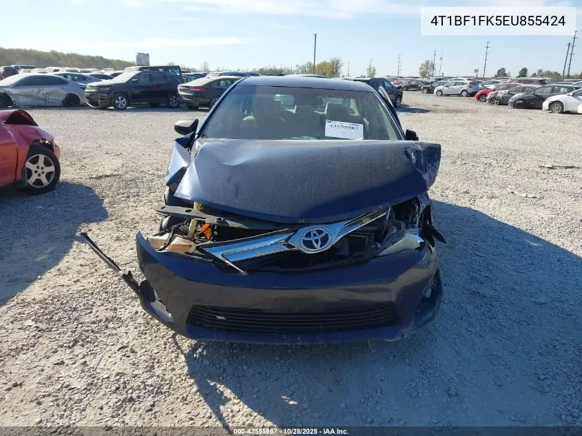 4T1BF1FK5EU855424 2014 Toyota Camry Le