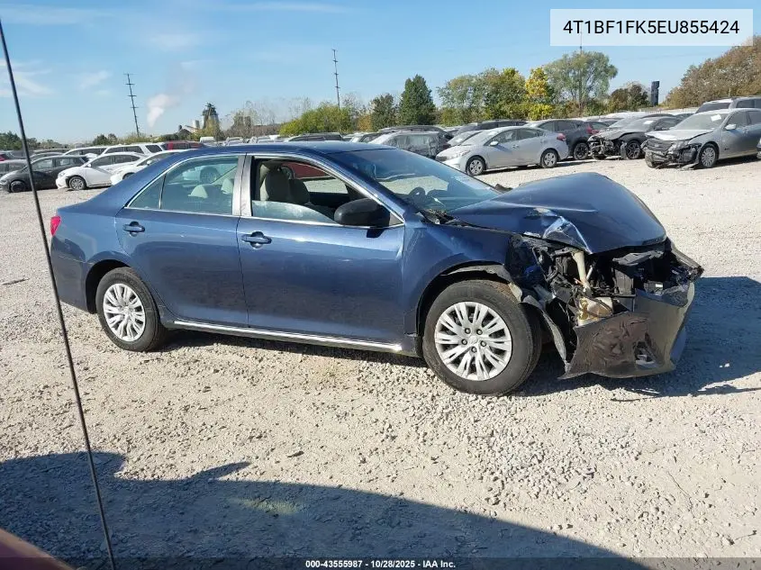 4T1BF1FK5EU855424 2014 Toyota Camry Le