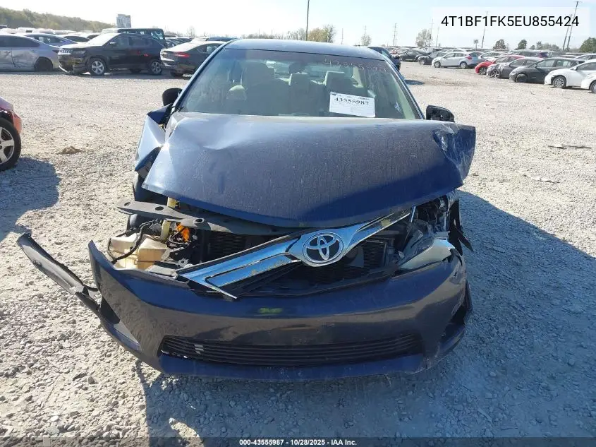 4T1BF1FK5EU855424 2014 Toyota Camry Le