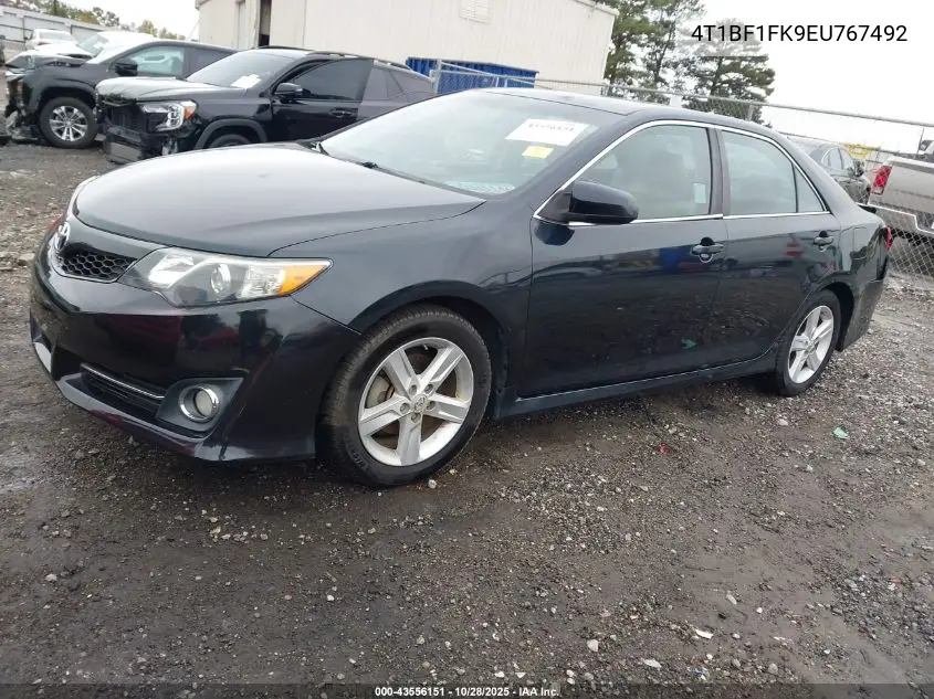 4T1BF1FK9EU767492 2014 Toyota Camry Se