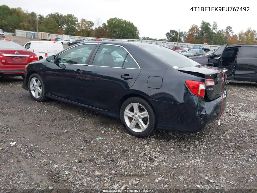 4T1BF1FK9EU767492 2014 Toyota Camry Se