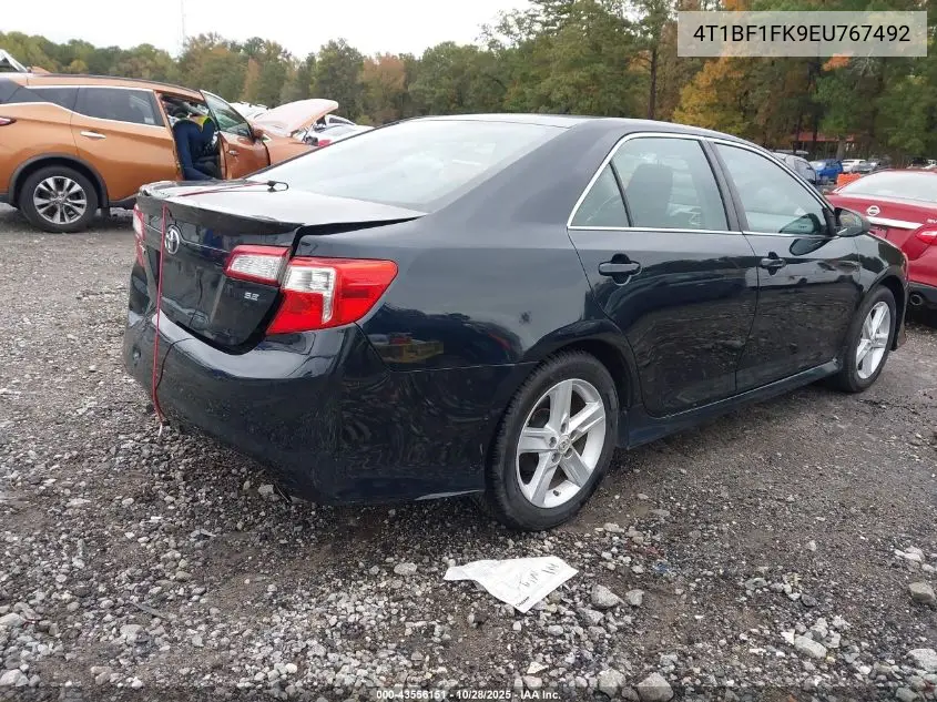 4T1BF1FK9EU767492 2014 Toyota Camry Se