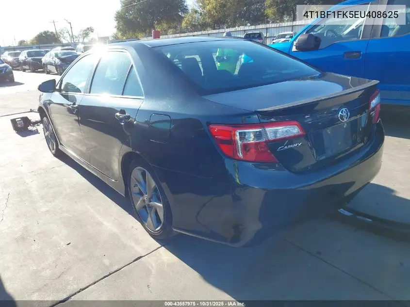 4T1BF1FK5EU408625 2014 Toyota Camry Se Sport