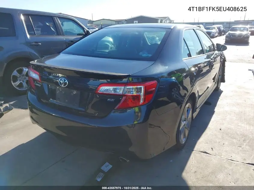 4T1BF1FK5EU408625 2014 Toyota Camry Se Sport
