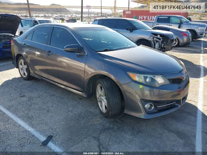4T1BF1FK4EU447948 2014 Toyota Camry Se