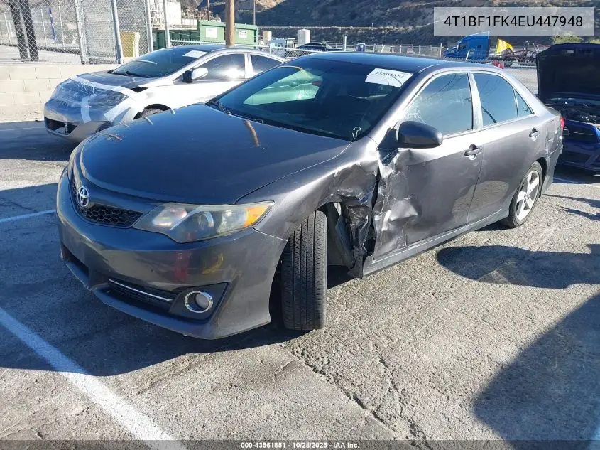 4T1BF1FK4EU447948 2014 Toyota Camry Se