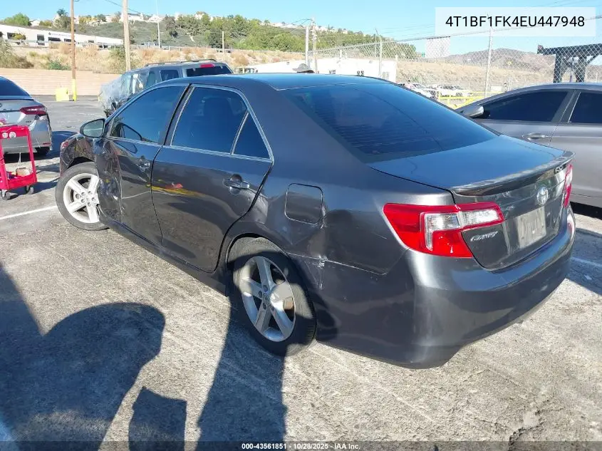 4T1BF1FK4EU447948 2014 Toyota Camry Se