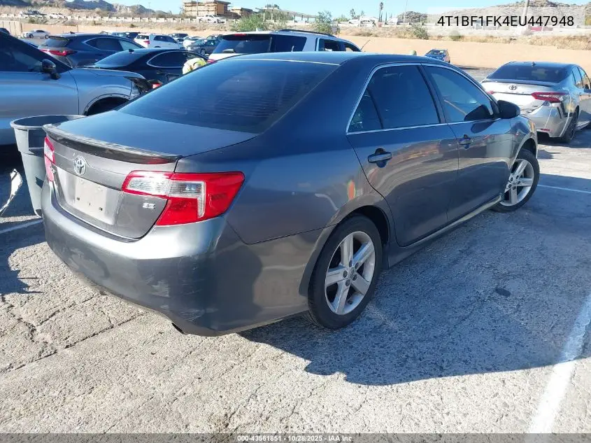 4T1BF1FK4EU447948 2014 Toyota Camry Se