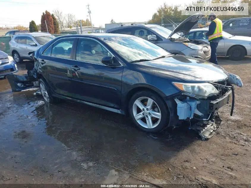 4T1BF1FK0EU349659 2014 Toyota Camry Se